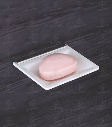 Soap Dish With Aluminium Socket