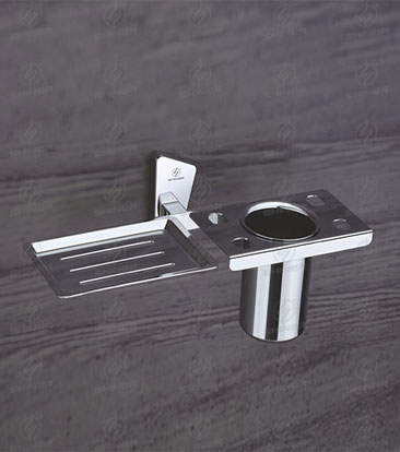 Soap Dish With Tumbler Holder