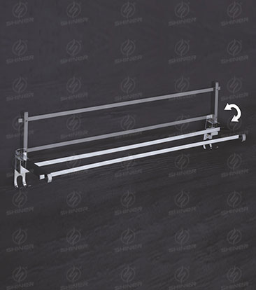 Folding Double Towel Rod